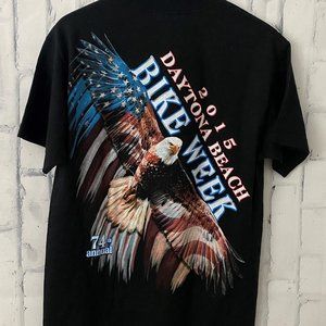 Bike Week Daytona Beach Florida 2015 74th Annual Bald Eagle USA Men's Medium